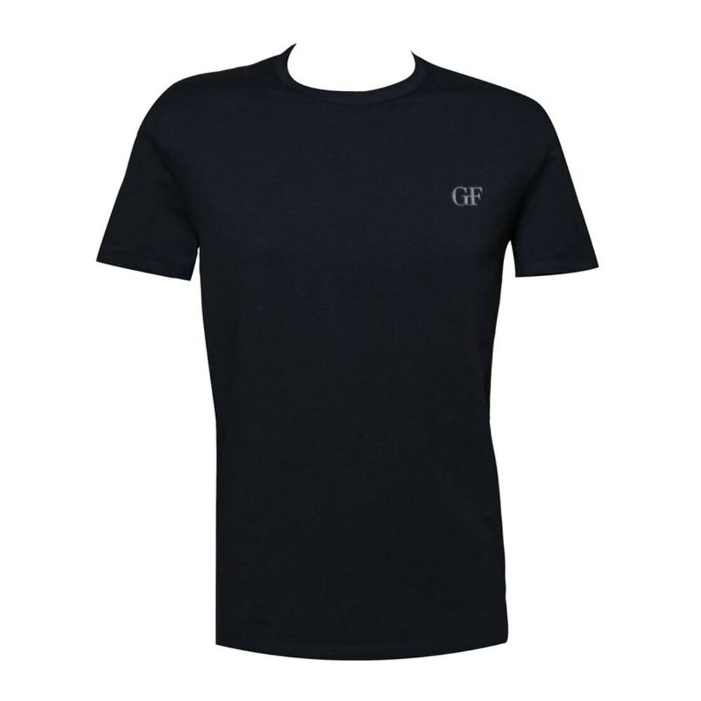 Gianfranco Ferre Black Lightweight Cotton  Mens T-Shirt-S